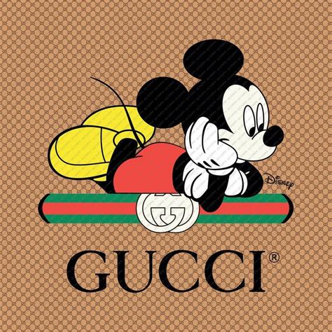 micky x gucci|mickey mouse wearing Gucci.